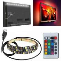LED-csíkok TV TV-hez LED LCD FLAT 2 M RGB fény USB NEW TOP-vel