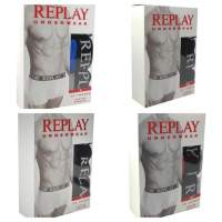 Replay boxer şort erkek iç çamaşırı karışımı - 3 paket