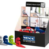 WENKO window/door stopper Multi-STOP plastic, assorted colors box of 48