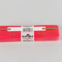 DURABLE filing strips Flexi red, set of 25 x 10 packs = 250 pieces