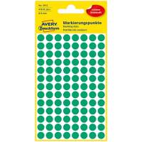 AVERY ZWECKFORM labels marking point Ø8mm green 4160 pieces