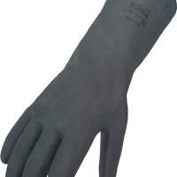 glove size 8 neoprene black EN388/374 cat. III, 12 pairs