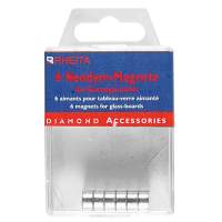 RHEITA neodymium magnets for magnetic glass boards, box of 6, 10 pieces
