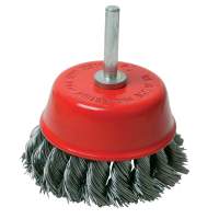 Pot round brush, knotted, 75 mm