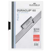DURABLE clip folder Duraclip 60 white 25 pieces