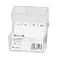 RHEITA index card box A8 transparent 12 pieces
