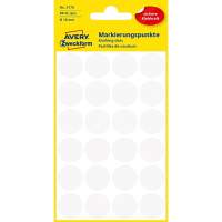 AVERY ZZWECKFORM labels marking point Ø18mm white 10x96= 960 pieces