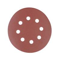 Velcro discs, perforated, 125mm, 120 grit, pack of 10