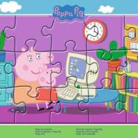 Puzzle Peppa on the computer, 8-17 parts