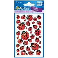AVERY ZWECKFORM Sticker ladybug paper, 114x10=1140 stickers