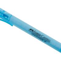 FABER CASTELL Textliner 38 highlighter with clip blue pack of 10