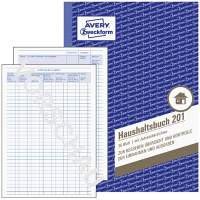 AVERY ZWECKFORM household book A5 36 sheets 10 pads
