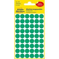 AVERY ZWECKFORM marking points 12mm green 2700 pieces