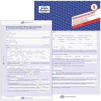 AVERY ZWECKFORM standard rental agreement A4, 4-fold, 5 pads