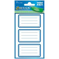 AVERY ZWECKFORM book labels SCHOOL frame blue 9 pieces x 10 sheets = 90 pieces