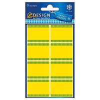 AVERY ZWECKFORM frozen labels 36x28xmm yellow, 40x10=400 labels