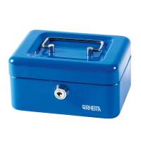 RHEITA cash box metal 150x110mm blue 4 pieces