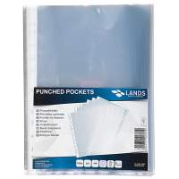 LANDS brochure cover A4 crystal clear set of 100 x 10 pack = 1000 pieces