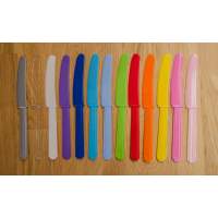 Pembe partide Amscan 10 sağlam plastik bıçak