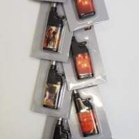 PROF Stabfeuerzeug ca. 11cm verschiedene Modelle und Farben geblistert