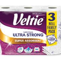 Papierowy ręcznik kuchenny, 3 rolki, 3 warstwy